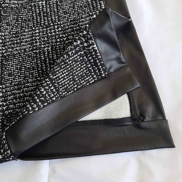 ANNE KLEIN Plus Size B/W Mock Neck Sleeveless Tunic ~ 3X NWT - Picture 7 of 8